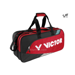 Túi cầu lông Victor 8609 DC đỏ đen chính hãng